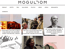 Tablet Screenshot of moguldom.com